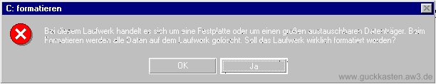 Windowsfehlermeldung&nbsp;Nr.3